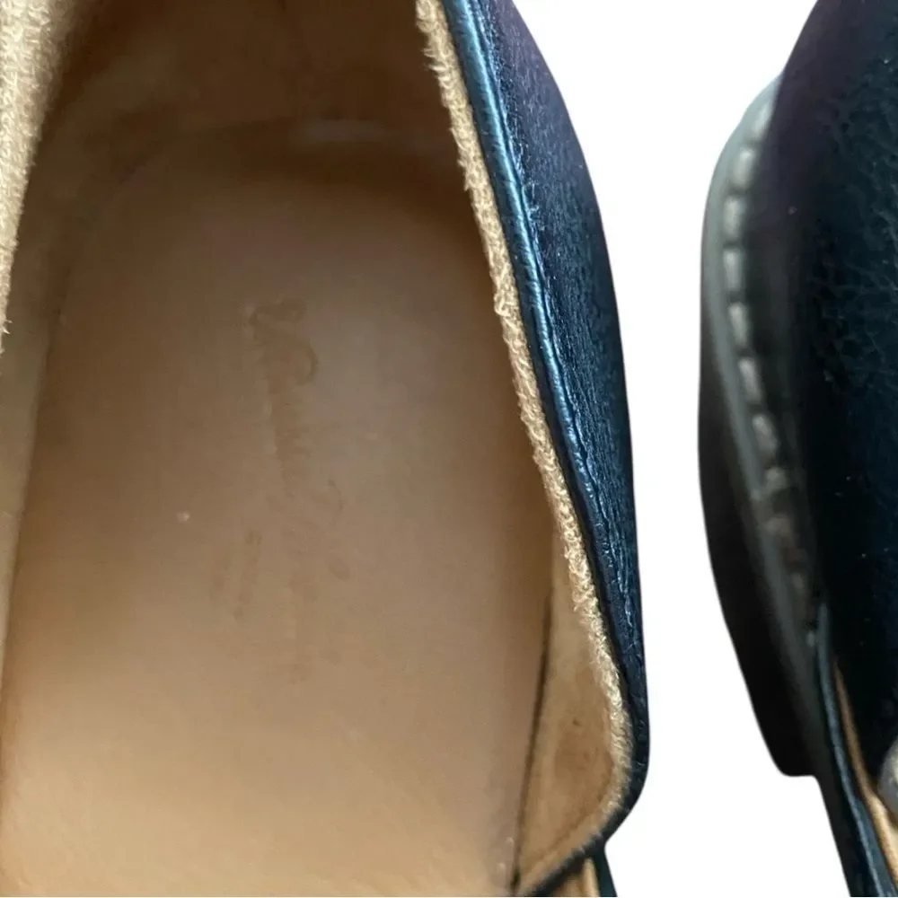 Universal Thread Black Leather Slip‑On Shoes – NWOT – Size 7